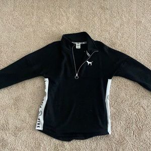 pink zip up sweatshirt